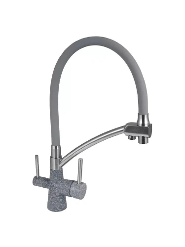 Смеситель для кухни Wisent W4855-24-9 цвет Графит