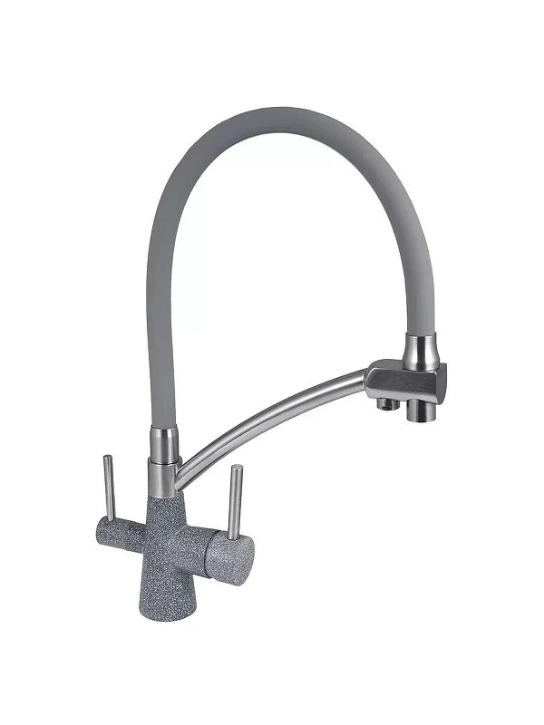 Смеситель для кухни Wisent W4855-24-9 цвет Графит