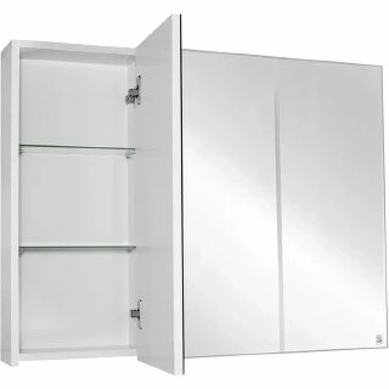 Зеркальный шкаф Style Line Альтаир 90 ЛС-000010059 Белый МДФ / ЛДСП, стекло
