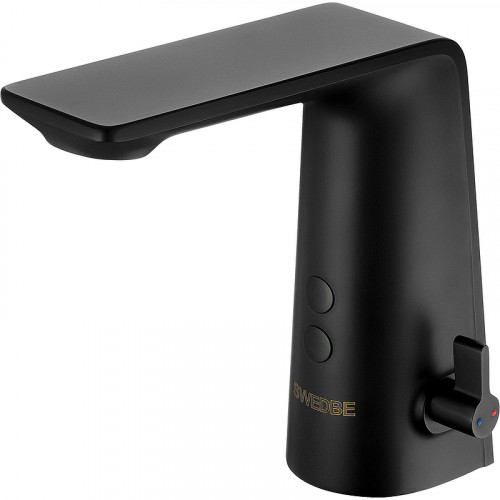 Смеситель для раковины Swedbe Europe 6020B Черный матовый латунь