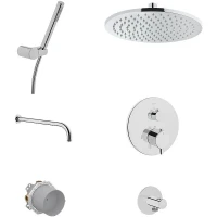 Душевая система Vitra Origin A49311EXP с термостатом Хром