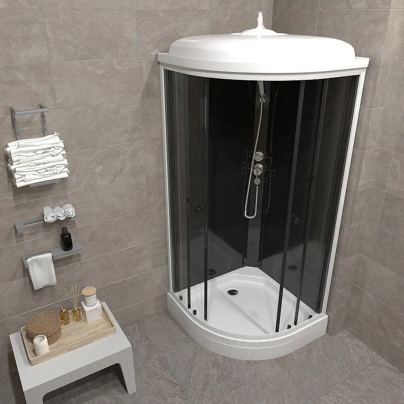 Душевая кабина ARAGUT Black 88х88 Щ0000066415 без гидромассажа