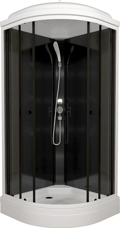 Душевая кабина ARAGUT Black 88х88 Щ0000066415 без гидромассажа