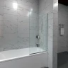 Шторка на ванну ARAGUT Still-хром 70х140 Щ0000073337 профиль Хром стекло прозрачное