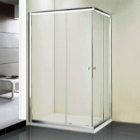Душевой уголок WeltWasser WW200 QS22 90x70 10000001228 профиль Хром стекло прозрачное