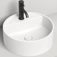 Раковина накладная Salini Armonia Top 02 45 130126M Белая матовая
