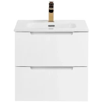 Тумба под раковину BelBagno Etna 50 ETNA-500-2C-SO-BL подвесная Bianco Lucido МДФ / ЛДСП