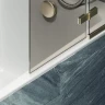 Шторка для ванны Maybah Glass MGV-916-3 990х1400 поворотная с добором Золото стекло бронзовое