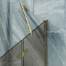 Шторка для ванны Maybah Glass MGV-916-3 990х1400 поворотная с добором Золото стекло бронзовое