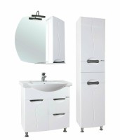 Шкаф пенал Bellezza Глория 40 R 4629505711011 Белый МДФ / ЛДСП