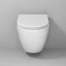 Комплект унитаза Niagara Vista NG-9301 с инсталляцией Berges Atom 410 040340 с сиденьем Микролифт и Черной матовой клавишей смыва
