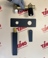 Смеситель для раковины Timo Anni 2771/03SM Черный матовый латунь встраиваемый