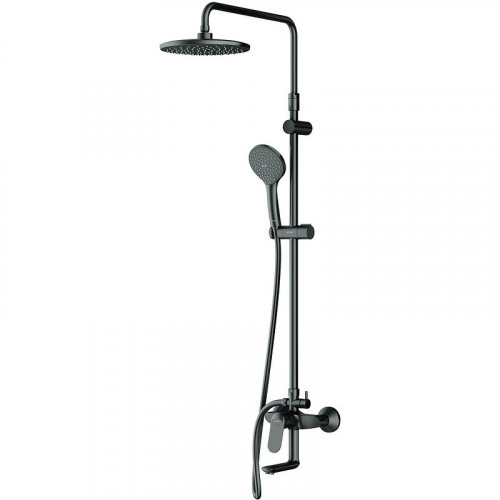 Душевая система AM.PM Sunny F0785C922 Черная матовая латунь на стену