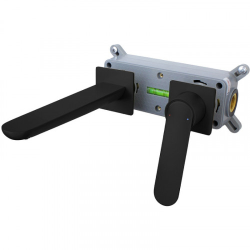 Смеситель для раковины Bronze de Luxe Icon 7006CB Черный матовый латунь встраиваемый