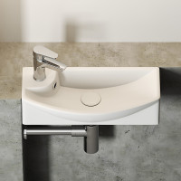 Раковина Ceramicanova Element 45 R CN6038R Белая фарфор подвесная