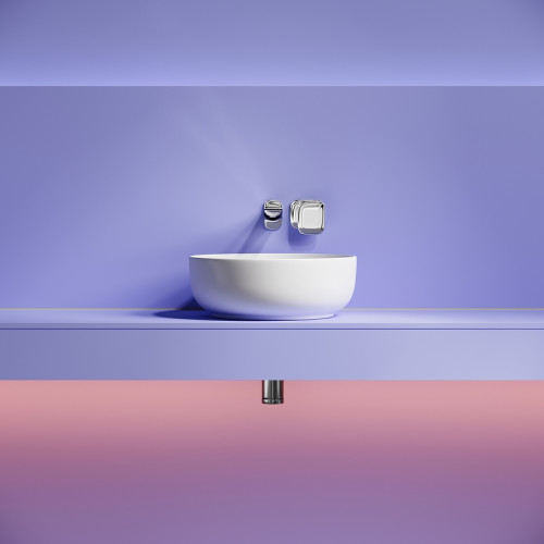 Раковина-чаша Ceramicanova Taycan 38 CN12003MW Белая матовая фарфор накладная