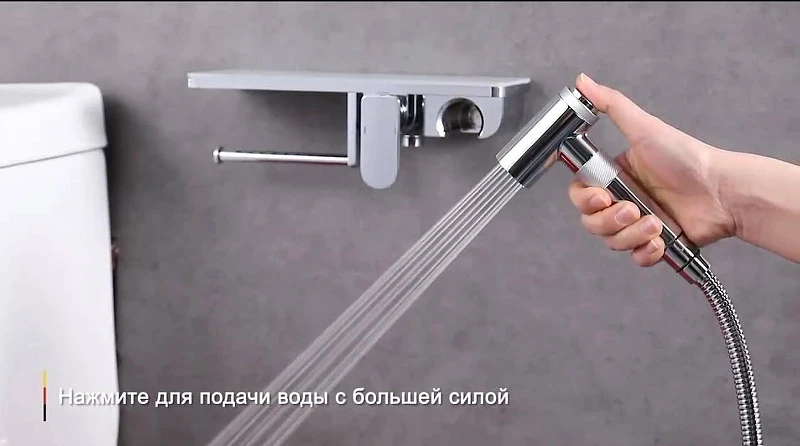 Гигиенический душ со смесителем Gappo G7295-10 цвет Хром