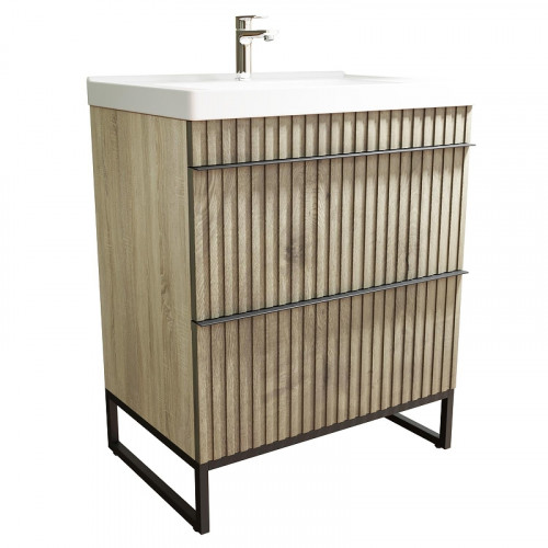 Тумба под раковину Mixline Окленд 70 551730 цвет Дуб мелфорд