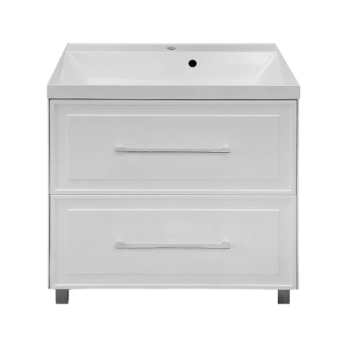 Тумба с раковиной Azario Беллони 80/2Н CS00098085 цвет Белый матовый