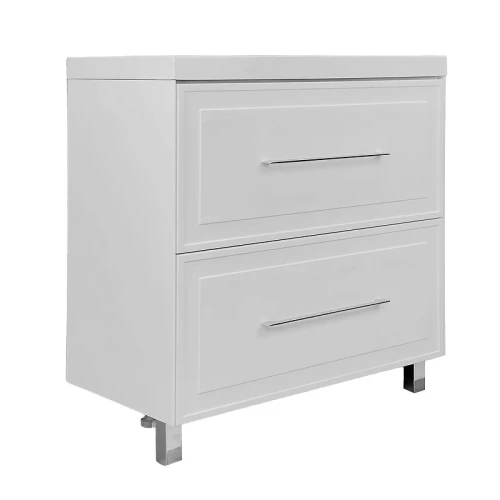 Тумба с раковиной Azario Беллони 80/2Н CS00098085 цвет Белый матовый