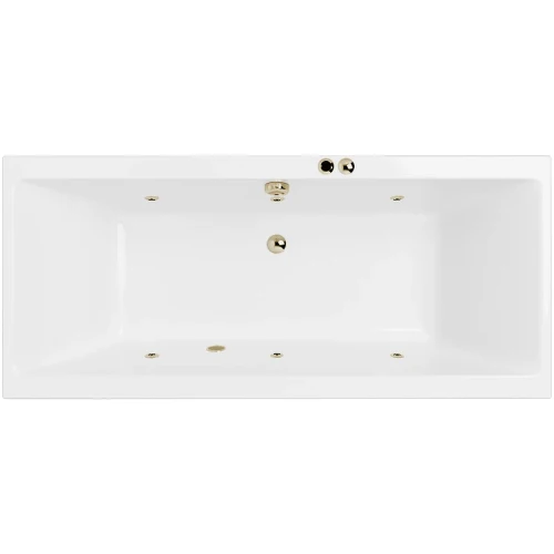 Акриловая ванна Excellent Pryzmat 170x75 WAEX.PRY17.SOFT.BR с гидромассажем
