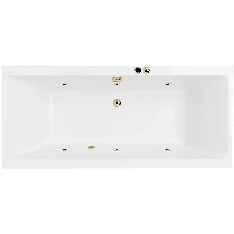 Акриловая ванна Excellent Pryzmat 170x75 WAEX.PRY17.SOFT.BR с гидромассажем