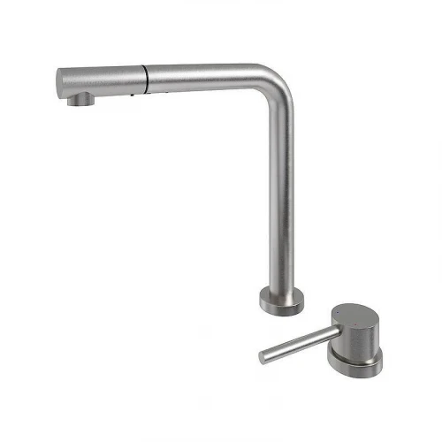Смеситель для кухни Emar Steel ЕС - 7027 цвет Satin