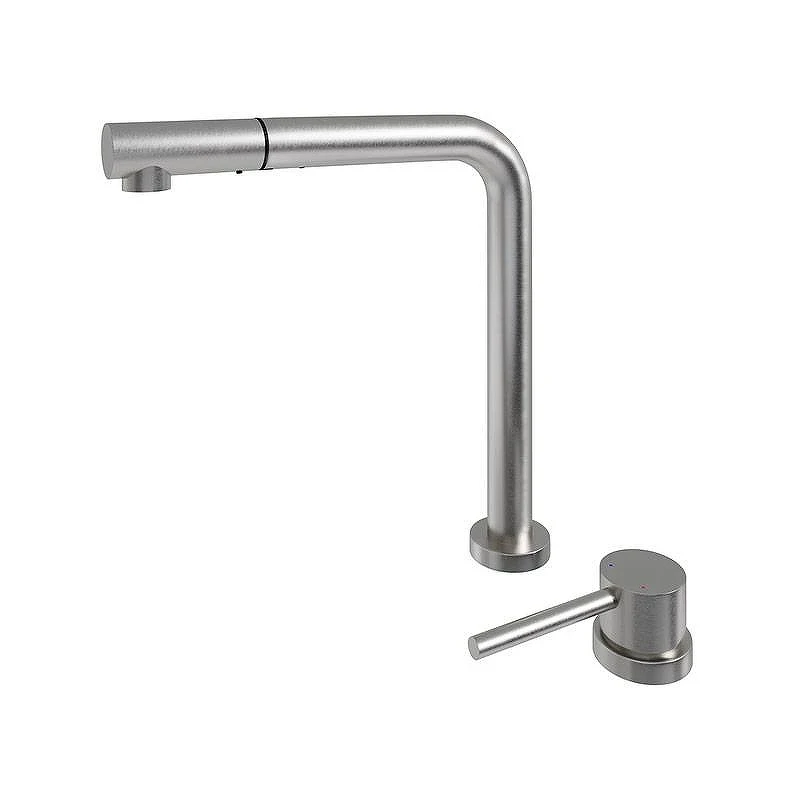 Смеситель для кухни Emar Steel ЕС - 7027 цвет Satin
