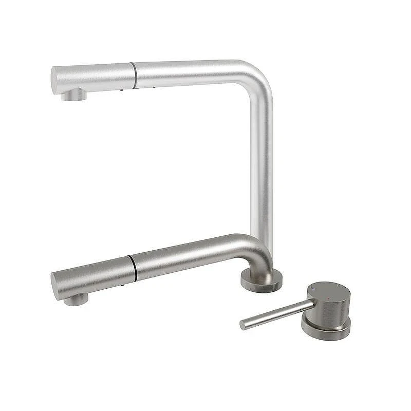 Смеситель для кухни Emar Steel ЕС - 7027 цвет Satin