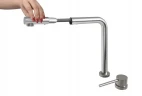 Смеситель для кухни Emar Steel ЕС - 7027 цвет Satin