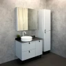 Тумба с раковиной Comforty Сорренто 90Н 00-00013520 Светло-серая МДФ / ЛДСП