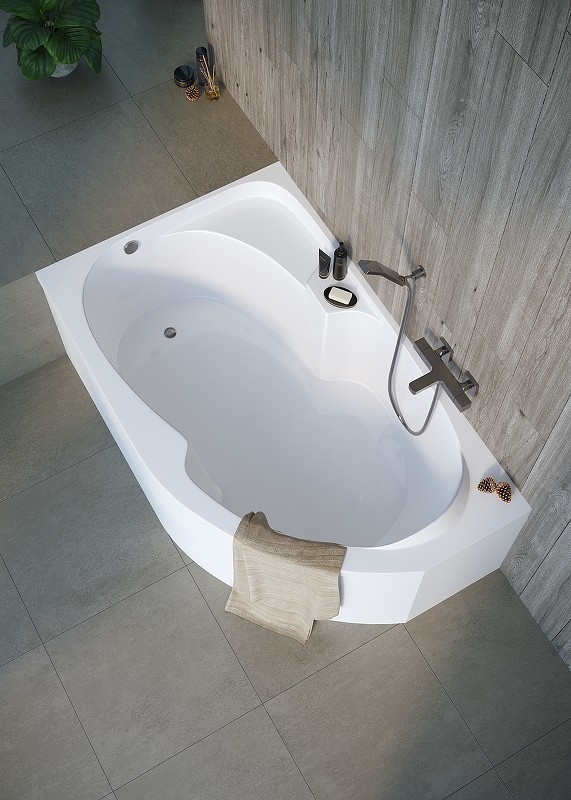 Акриловая ванна Creto Doris 160х100 L 14-160100L без гидромассажа