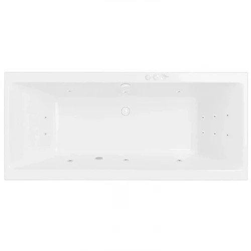 Акриловая ванна Excellent Pryzmat 200x90 WAEX.PRY20.SMART.WH цвет Белый с гидромассажем форсунки Белые