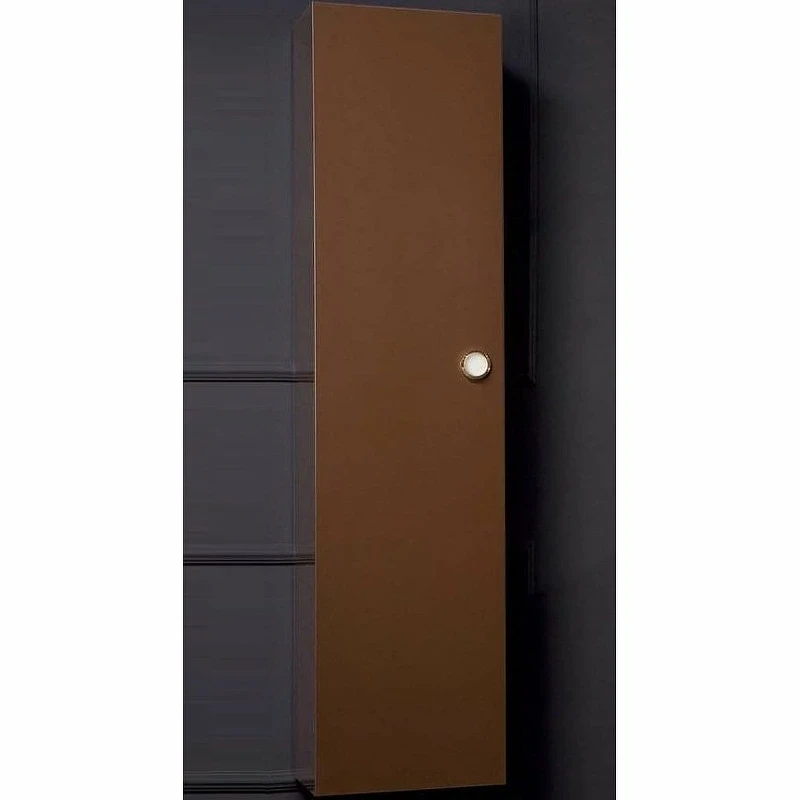 Шкаф пенал Boheme Armadi Art NeoArt 35 834-DB подвесной Dark Brown МДФ / ЛДСП