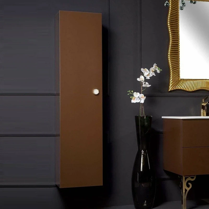 Шкаф пенал Boheme Armadi Art NeoArt 35 834-DB подвесной Dark Brown МДФ / ЛДСП