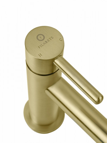 Смеситель для раковины FILARETE Roun FL5020MG цвет Золото матовое
