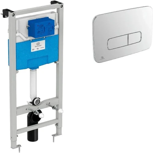Инсталляция для унитаза Ideal Standard Prosys TT00007/123AA с клавишей смыва Хром