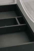 Тумба с раковиной Bond Wave 80 T01800-S05B подвесная Белая глянцевая МДФ / ЛДСП