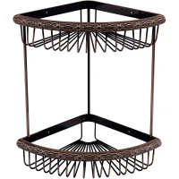 Полка корзина Lemark Jasmine LM6682ORB Черная бронза