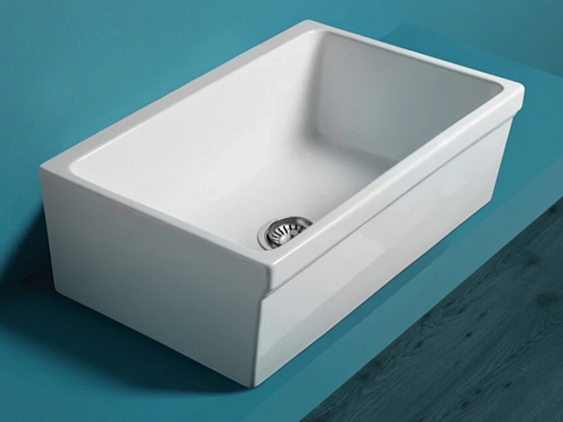 Кухонная мойка Simas Top E Lavabi D Arredo 75 Q500bi Белая керамика встраиваемый