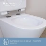 Комплект унитаза DIWO Aqueduto Cone Tornado CONT0110 с сиденьем с инсталляцией DIWO 4501 с клавишей смыва цвет Матовый черный