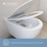 Комплект унитаза DIWO Aqueduto Cone Tornado CONT0110 с сиденьем с инсталляцией DIWO 4501 с клавишей смыва цвет Матовый черный