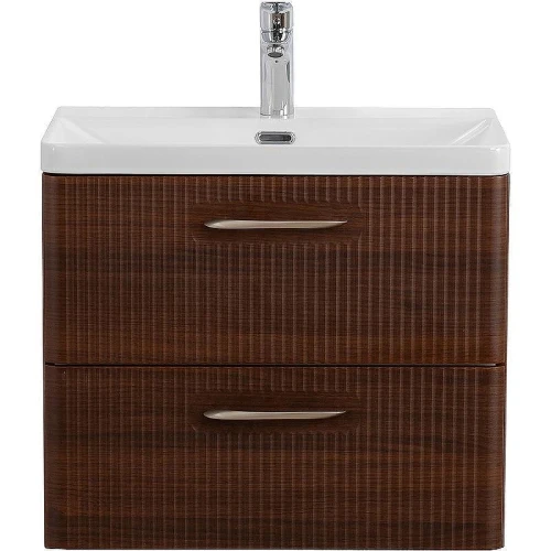 Тумба с раковиной BelBagno Due 50 DUE-500-2C-SO-NOCE-P+50 BB-8076-3-50 подвесная Noce