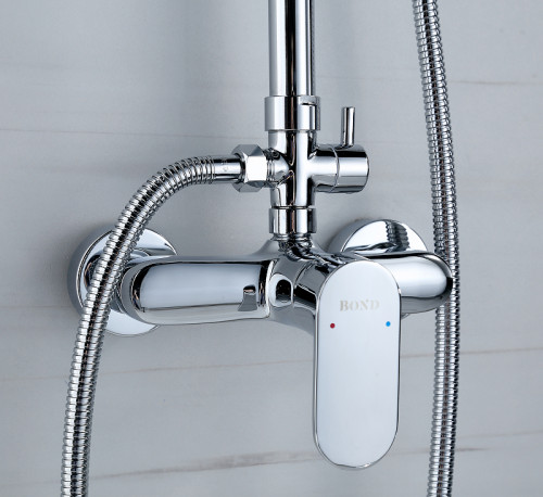 Душевая система Bond B01-8100 Хром латунь на стену