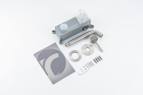 Смеситель для раковины Knotlor Eclipse SS-25 цвет Матовая сталь