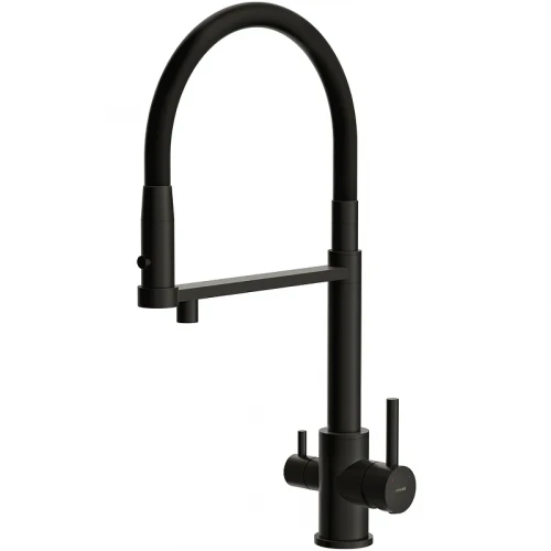 Смеситель для кухни Cersanit Zen 68250 Черный матовый