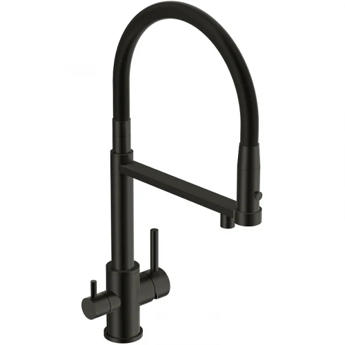 Смеситель для кухни Cersanit Zen 68250 Черный матовый
