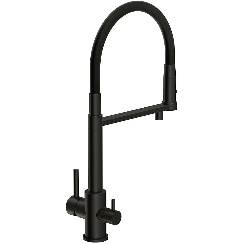 Смеситель для кухни Cersanit Zen 68250 Черный матовый