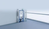 Унитаз с инсталляцией WellWant Aura WWU01121WK + Grohe Rapid SL 38811KF0 с сиденьем Микролифт и Черной матовой клавишей смыва