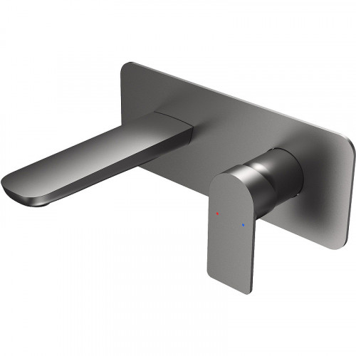 Смеситель для раковины Berges Ventas S 076013 Оружейная сталь латунь встраиваемый